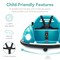 Best Choice Products 6V Kids Ride On Bumper Car Toy w/ Remote Control, Harness, Lights, 360 Degree Spin